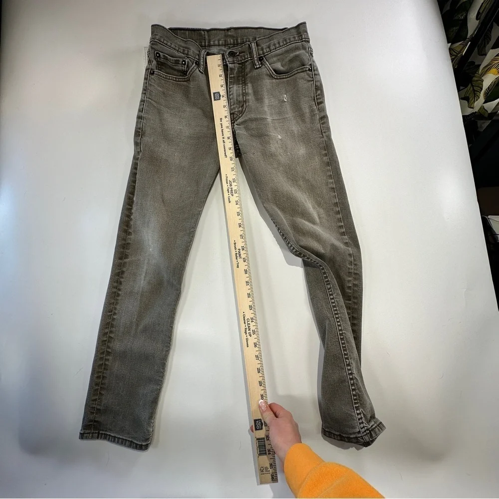 Levi’s 511 men’s slim stretch gray denim jeans 30x30